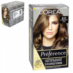 PREFERENCE HAIR COLOUR 6 BUENOS AIRES DARK BLONDE X3