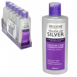 TOUCH OF SILVER CONDITIONER 200ML COLOUR CARE X6