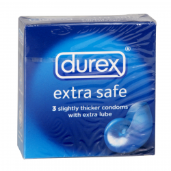 DUREX CONDOMS EXTRA SAFE 3'S X12