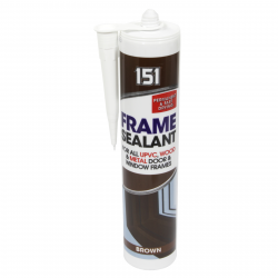 151 FRAME SEALANT 280ML CARTRIDGE BROWN - EXPIRY DATE 10.07.23 - CLEARANCE