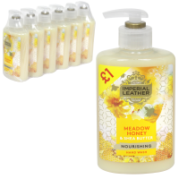 IMPERIAL LEATHER HANDWASH 300ML SHEA BUTTER+MEADOW HONEY X6