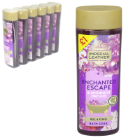 IMPERIAL LEATHER CREME BATH 500ML RELAXING ENCHANTED ESCAPE+MIDNIGHT ORCID X 6