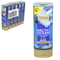 IMPERIAL LEATHER SHOWER 250ML ARCTIC OCEAN X6