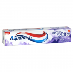 AQUAFRESH TOOTHPASTE 125ML ACTIVE WHITE X12