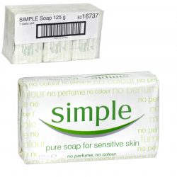 SIMPLE SOAP 125GM X6