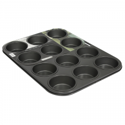 I-BAKE NON STICK 12 CUP MUFFIN PAN