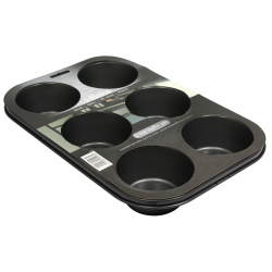 I-BAKE NON STICK 6 CUP MUFFIN PAN