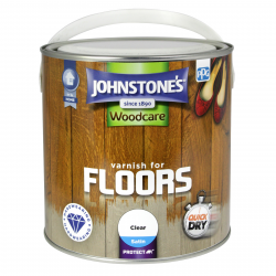 JOHNSTONES VARNISH FOR FLOORS 2.5L SATIN CLEAR