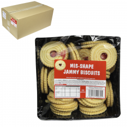 MIS-SHAPES JAMMIE BISCUITS 450GM X 18