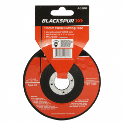 BLACKSPUR CUTTING DISC METAL 115X3.2MM