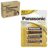 PANASONIC BATTERIES ALKALINE POWER LR6 4PK AA X12