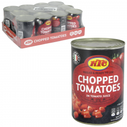 KTC CHOPPED TOMATOES IN TOMATO SAUCE 400GM X12