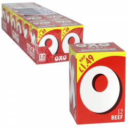 OXO CUBES 12'S BEEF PM £1.69 X12