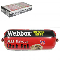 WEBBOX DOG CHUB 315GM BEEF X5