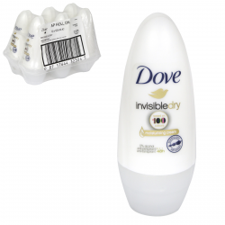 DOVE ROLL ON 50ML INVISIBLE DRY X 6