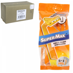 SUPER-MAX KWIK1 RAZORS 5+1PK X20