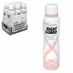 RIGHT GUARD XTREME APA FOR WOMEN 150ML DRY PINK X6