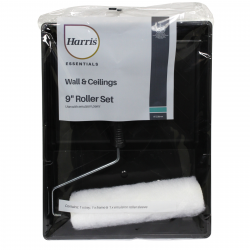 HARRIS ESSENTIALS WALLS+CEILINGS ROLLER AND TRAY SET 9 INCH