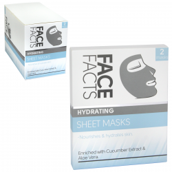 FACE FACTS 2 SHEET MASKS HYDRATING X12