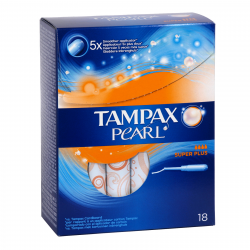 TAMPAX PEARL TAMPONS 18'S SUPER PLUS X4