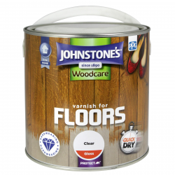 JOHNSTONES VARNISH FOR FLOORS 2.5L GLOSS CLEAR