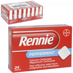 RENNIE DIGESTIF 24'S PEPPERMINT X12 (NON RETURNABLE)