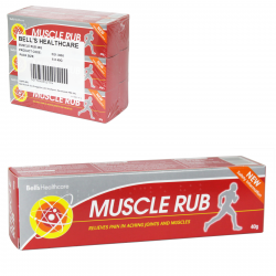BELL'S MUSCLE RUB OINTMENT 40GM X6 (NON RETURNABLE)