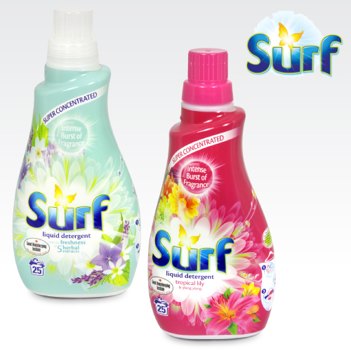 Surf Liquid Detergent 25 Wash 2 Variant Pack