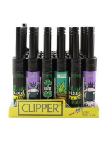 CLIPPER MINI TUBE LIGHTER LITTLE WEED DESIGN