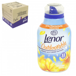 LENOR OUTDOORABLE FABRIC CONDITIONER 33 WASH 462ML SUMMER BREEZE X6
