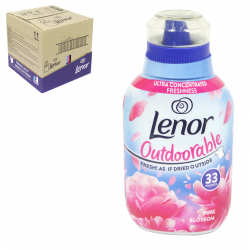 LENOR OUTDOORABLE FABRIC CONDITIONER 33 WASH 462ML PINK BLOSSOM X6