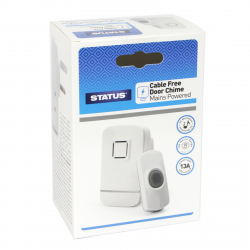 STATUS DOOR CHIME PLUG CABLE FREE IN CLAM PACK