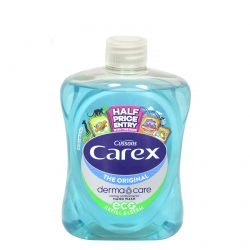 CAREX ANTI-BAC LIQUID SOAP 500ML ORIGINAL BLUE SCREW TOP