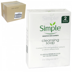 SIMPLE SOAP 2X125G ANTI-BACTERIAL X24