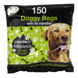 TIDYZ DOGGY BAGS 150'S TIE HANDLES