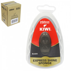 KIWI EXPRESS SHINE SPONGE BLACK