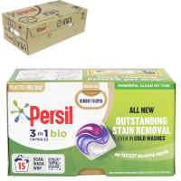 PERSIL 3IN1 LIQUID CAPS 15 WASH BIOLOGICAL PM £3.95 X3