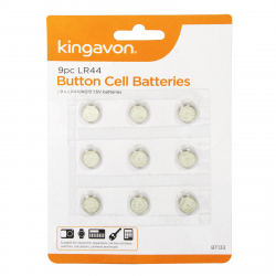 KINGAVON BUTTON CELL BATTERIES LR44