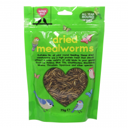 DRIED MEALWORMS 75G