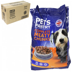 PETS PANTRY COMPLETE MEATY CHUNKS+CHICKEN 2KG X4