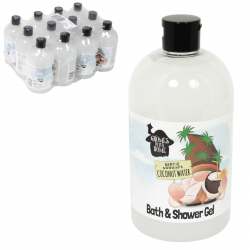 GNOMES IN YER HOME BATH+SHOWER GEL 500ML COCONUT WATER X12