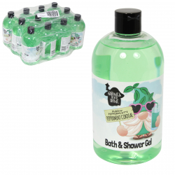 GNOMES IN YER HOME BATH+SHOWER GEL 500ML PEPPERMINT CORDIAL X12