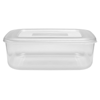 FOOD CONTAINER RECTANGLE CLEAR 4.5L 280MMX210MMX100MM
