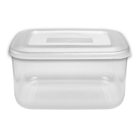 FOOD CONTAINER SQUARE CLEAR 0.6L 130MMX130MMX60MM