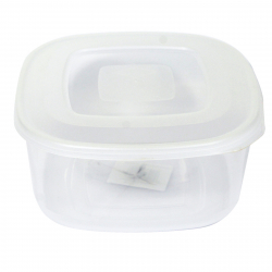 FOOD CONTAINER SQUARE CLEAR 1.5L 170MMX170MMX80MM
