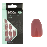 ROYAL 24 NAILS+GLUE INSTANT CRUSH COFFIN