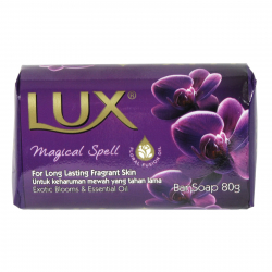 LUX BAR SOAP 80GM MAGICAL SPELL EXOTIC BLOOMS+ESSENTIAL OILS
