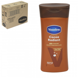 VASELINE INTENSIVE CARE 200ML COCOA RADIANT WITH COCOA BUTTER X6