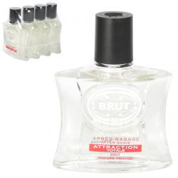BRUT AFTERSHAVE 100ML UNBOXED ATTRACTION TOTALE X4