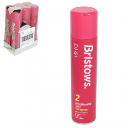 BRISTOWS HAIRSPRAY 300ML CONDITIONED HOLD X6